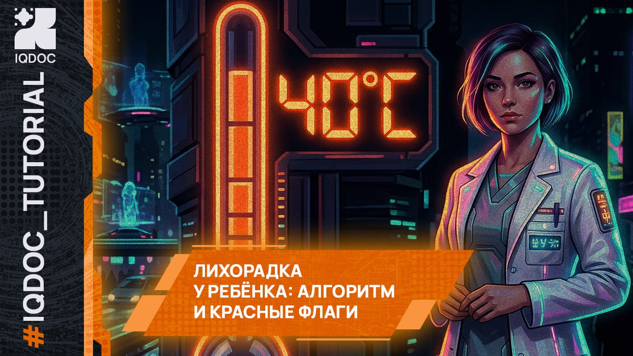 Лихорадка у ребёнка: алгоритм и красные флаги